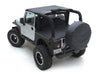 Smittybilt 90701 Standard Soft Top 76-86 Jeep CJ7 Vinyl Black Smittybilt - Truck Part Superstore