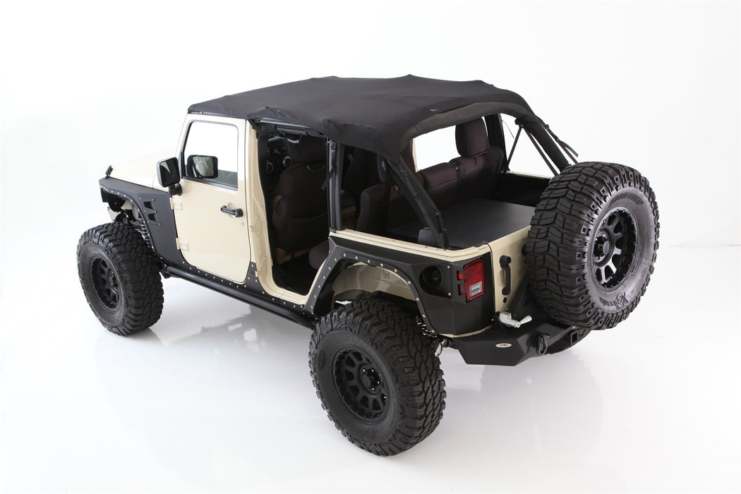 Smittybilt 92915 Extended Soft Top 92-95 Wrangler YJ Denim Black Smittybilt - Truck Part Superstore