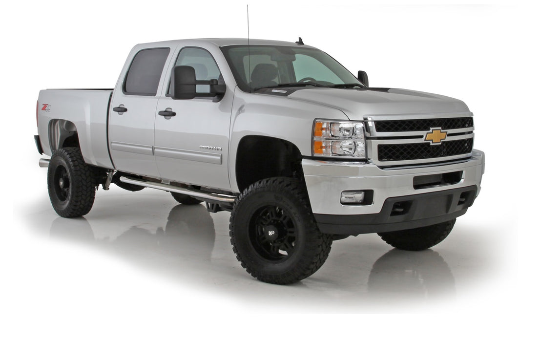 Smittybilt CN1910-S4S Sure Steps 3 Inch Side Bar 99-13 Silverado/Sierra 1500 Extended Cab Stainless Steel Smittybilt - Truck Part Superstore