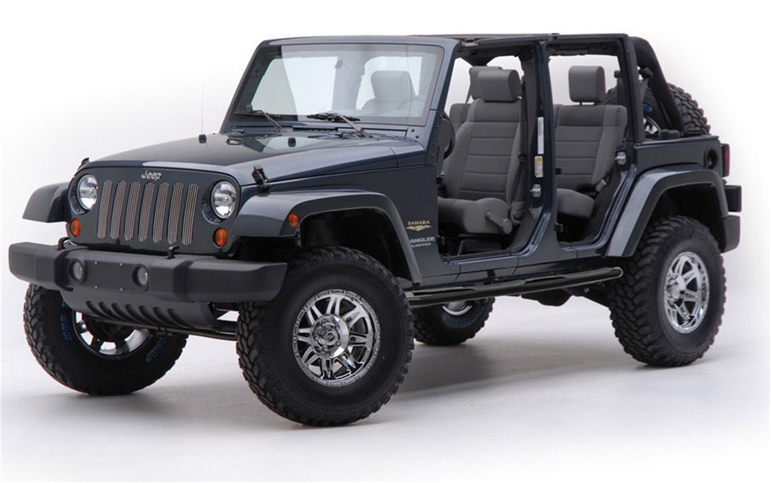 Smittybilt JN44-S2T Sure Steps 3 Inch Side Bar 87-95 Jeep Wrangler YJ Textured Black Smittybilt - Truck Part Superstore