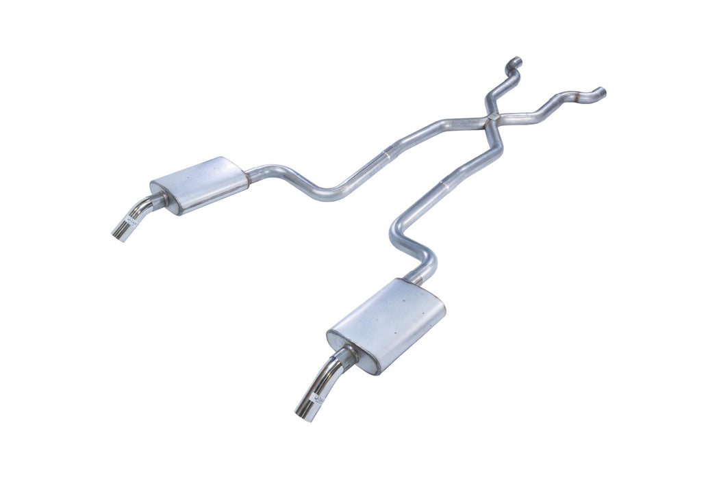 Pypes Performance Exhaust SCC10V Crossmember Back w/X-Pipe Exhaust System 74-81 Corvette C3 Split Rear Dual Exit 2.5 in Intermediate And Tail Pipe Violator Mufflers/Hardware Incl Tip Not Incl Pypes Exhaust - Truck Part Superstore