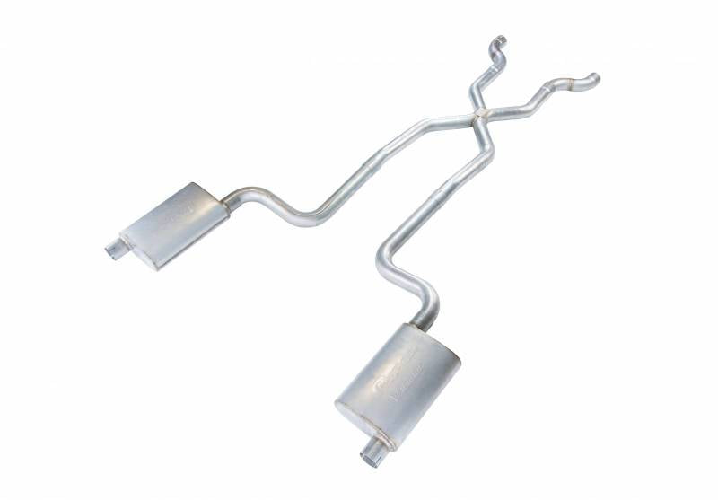 Pypes Performance Exhaust SCC12 Crossmember Back w/X-Pipe Exhaust System 68-73 Corvette C3 Split Rear Dual Exit 2.5 in Intermediate And Tail Pipe Hardware Incl Muffler And Tip Not Incl Pypes Exhaust - Truck Part Superstore