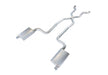 Pypes Performance Exhaust SCC12R Crossmember Back w/X-Pipe Exhaust System 68-73 Corvette C3 Split Rear Dual Exit 2.5 in Intermediate And Tail Pipe Race Pro Mufflers/Hardware Incl Tip Not Incl Pypes Exhaust - Truck Part Superstore