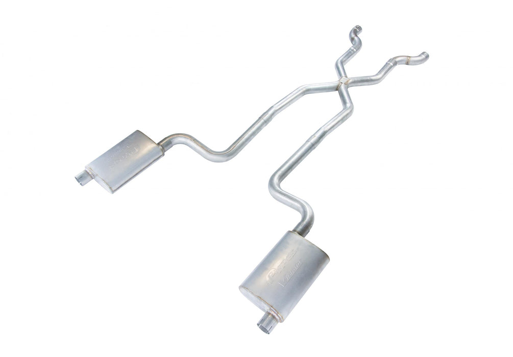 Pypes Performance Exhaust SCC12S Crossmember Back w/X-Pipe Exhaust System 68-73 Corvette C3 Split Rear Dual Exit 2.5 in Intermediate And Tail Pipe Street Pro Mufflers/Hardware Incl Tip Not Incl Pypes Exhaust - Truck Part Superstore