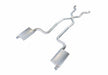 Pypes Performance Exhaust SCC12T Crossmember Back w/X-Pipe Exhaust System 68-73 Corvette C3 Split Rear Dual Exit 2.5 in Intermediate And Tail Pipe Turbo Pro Mufflers/Hardware Incl Tip Not Incl Pypes Exhaust - Truck Part Superstore