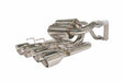 Pypes Performance Exhaust SCC61VS Axle Back Exhaust Split Rear Quad Exit Tailpipe 2.5 in Hardware/Violators Muffler/Quad 4 in Polished Tips Included Natural Finish 304 Stainless Steel Pypes Exhaust - Truck Part Superstore