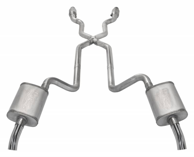 Pypes Performance Exhaust SCC910TE Crossmember Back w/X-Pipe Exhaust System 75-80 Corvette C3 Split Rear Dual Exit 2.5 in Intermediate And Tail Pipe Turbo Pro Mufflers/Hardware Incl Tip Not Incl Catalytic Converter Incl Pypes Exhaust - Truck Part Superstore