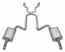 Pypes Performance Exhaust SCC910TE Crossmember Back w/X-Pipe Exhaust System 75-80 Corvette C3 Split Rear Dual Exit 2.5 in Intermediate And Tail Pipe Turbo Pro Mufflers/Hardware Incl Tip Not Incl Catalytic Converter Incl Pypes Exhaust - Truck Part Superstore