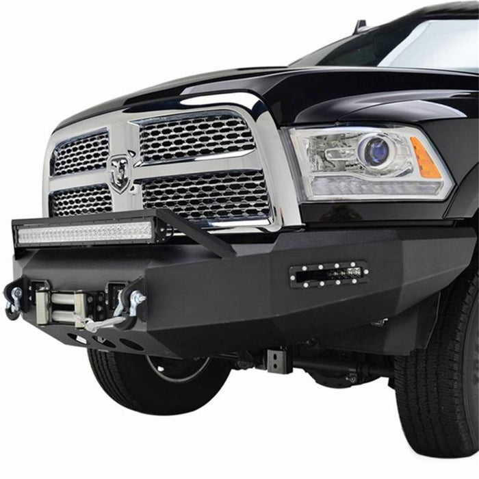 Daystar SCO-FBRAM13 HD Front Bumper; w/Led Cube Lights; - Truck Part Superstore