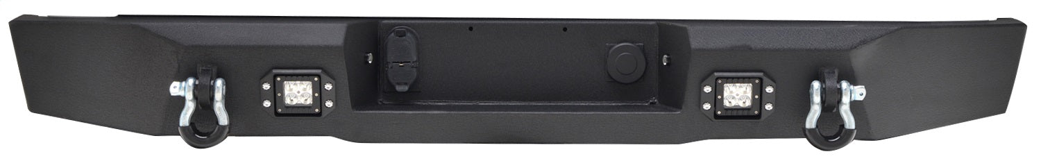 Daystar SCO-RBGMCHHD15 HD Rear Bumper; w/Led Cube Lights; - Truck Part Superstore