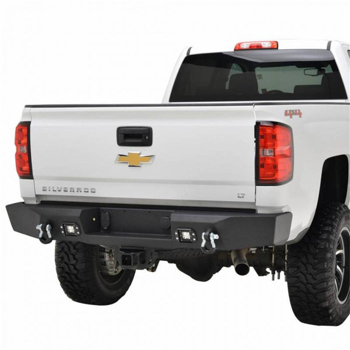 Daystar SCO-RBGMCHHD15 HD Rear Bumper; w/Led Cube Lights; - Truck Part Superstore