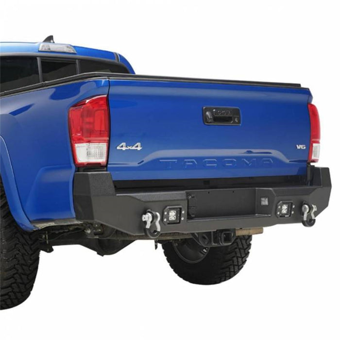 Daystar SCO-RBTOYTAC16 HD Rear Bumper; w/Led Cube Lights; - Truck Part Superstore