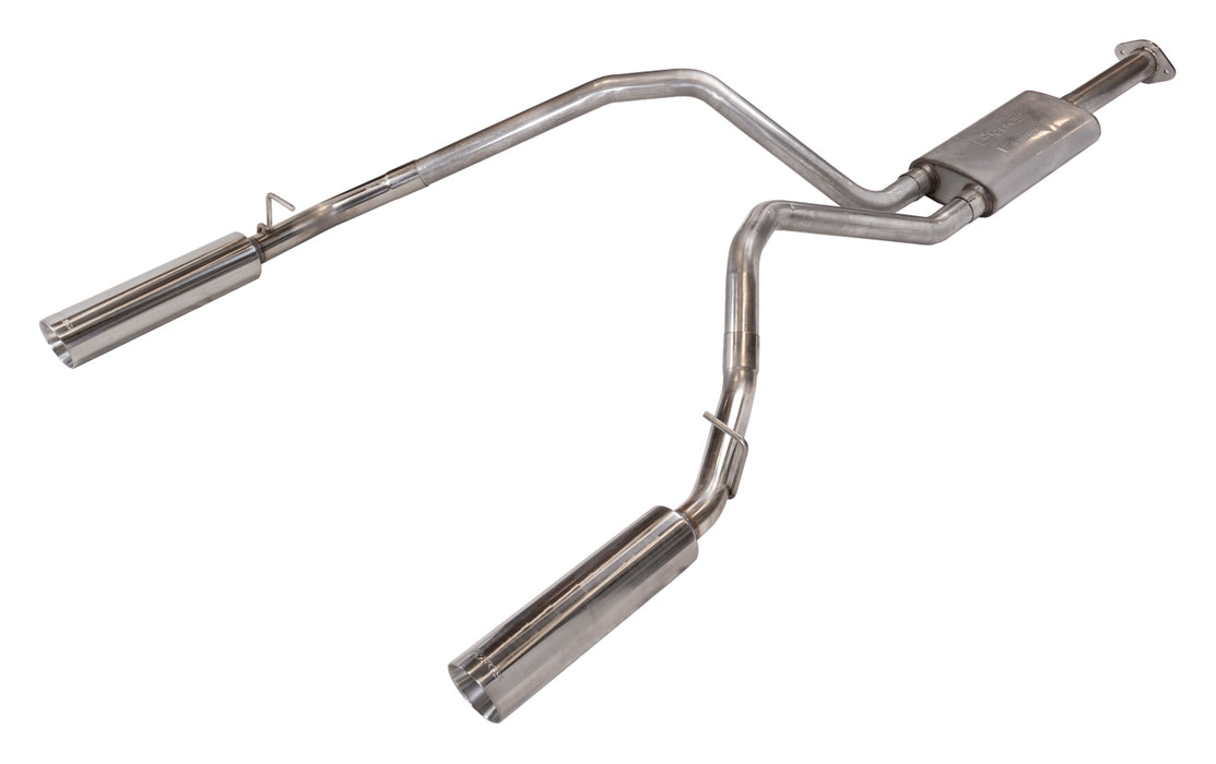 Pypes Performance Exhaust SDT23V RAM Cat Back Exhaust System Pype Bomb For 19-22 Dodge Ram 1500 Split Rear Dual Exit 3 Inch Intermediate And 2.5 Inch Tail Pipe 4.5 Pype Bomb Tip Muffler Incl Hardware Incl Tip Incl Pypes Exhaust - Truck Part Superstore