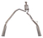 Pypes Performance Exhaust SDT23V RAM Cat Back Exhaust System Pype Bomb For 19-22 Dodge Ram 1500 Split Rear Dual Exit 3 Inch Intermediate And 2.5 Inch Tail Pipe 4.5 Pype Bomb Tip Muffler Incl Hardware Incl Tip Incl Pypes Exhaust - Truck Part Superstore