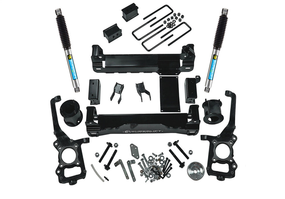 Superlift K126B 4.5 inch Lift Kit-2015-2020 Ford F-150 4WD-with Bilstein Rear Shocks - Truck Part Superstore