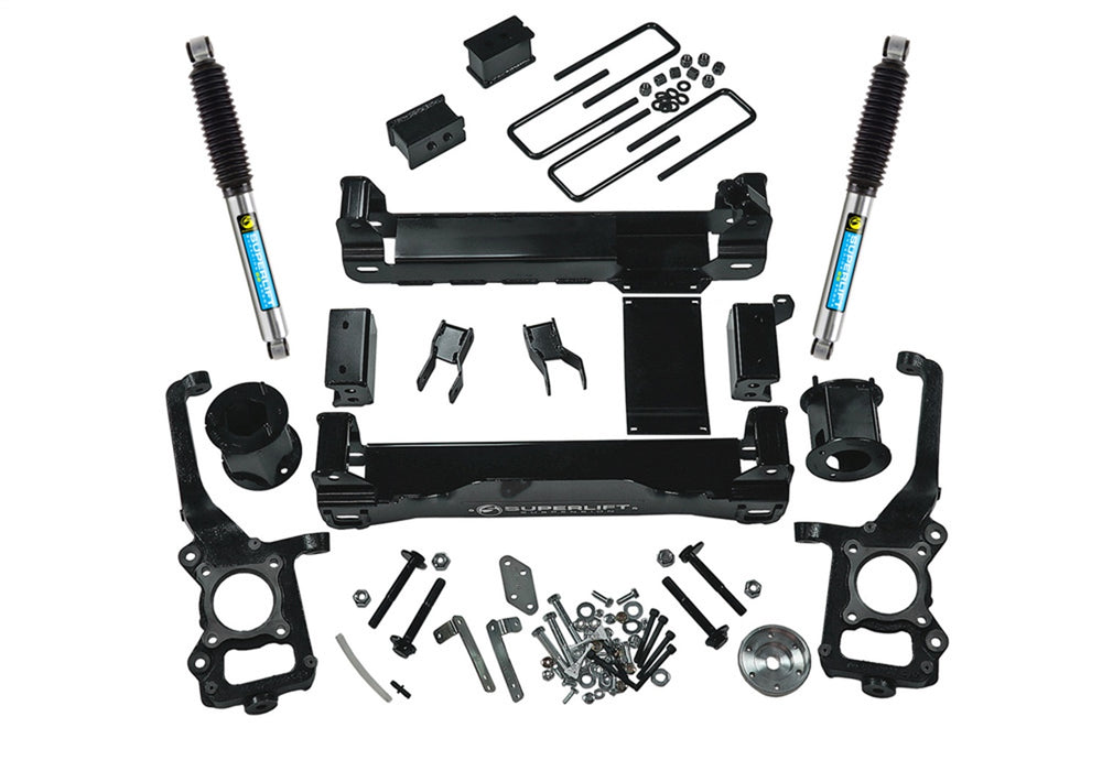 Superlift K127B 6 inch Lift Kit-2015-2020 Ford F-150 4WD-with Bilstein Rear Shocks - Truck Part Superstore