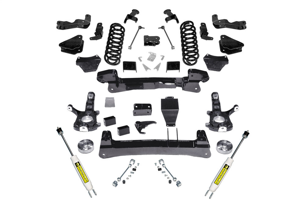 Superlift K123 6in. Lift Kit-1500 Suburban/Tahoe/Yukon 4WD-Knuckle Kit w/SL Shocks - Truck Part Superstore