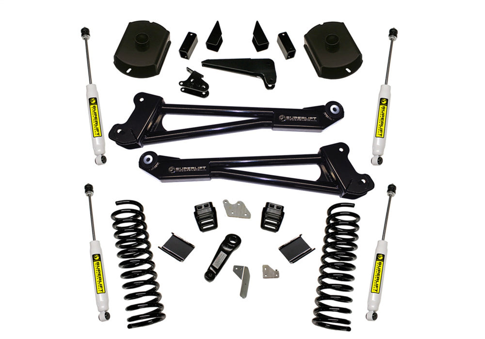 Superlift K125 4in. Lift Kit-14-18 Ram 2500 4WD-Diesel-Replacement Radius Arms w/SL Shocks - Truck Part Superstore