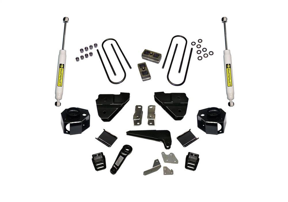Superlift K145 4in. Lift Kit-13-18 Ram 3500 4WD-w/Front Shock Brackets/SL Rear Shocks - Truck Part Superstore