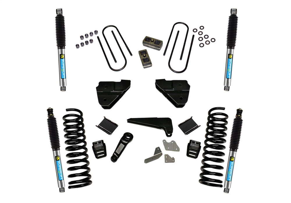 Superlift K146B 4 inch Lift Kit-2013-2018 Dodge Ram 3500 4WD-Diesel Engine-with Bilstein Shocks - Truck Part Superstore