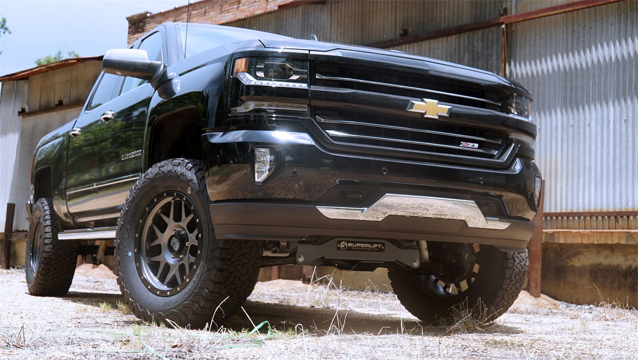 Superlift K180 6.5in. Lift Kit-07-16 Silv/Sierra 1500 2WD w Cast Steel Ctrl Arms w SL Rr Shocks - Truck Part Superstore