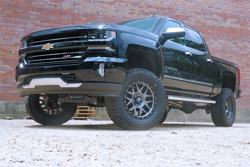 Superlift K180B 6.5in. Lift Kit-07-16 Silv/Sierra 1500 2WD w Cast Steel Ctrl Arms w Bil Rr Shock - Truck Part Superstore