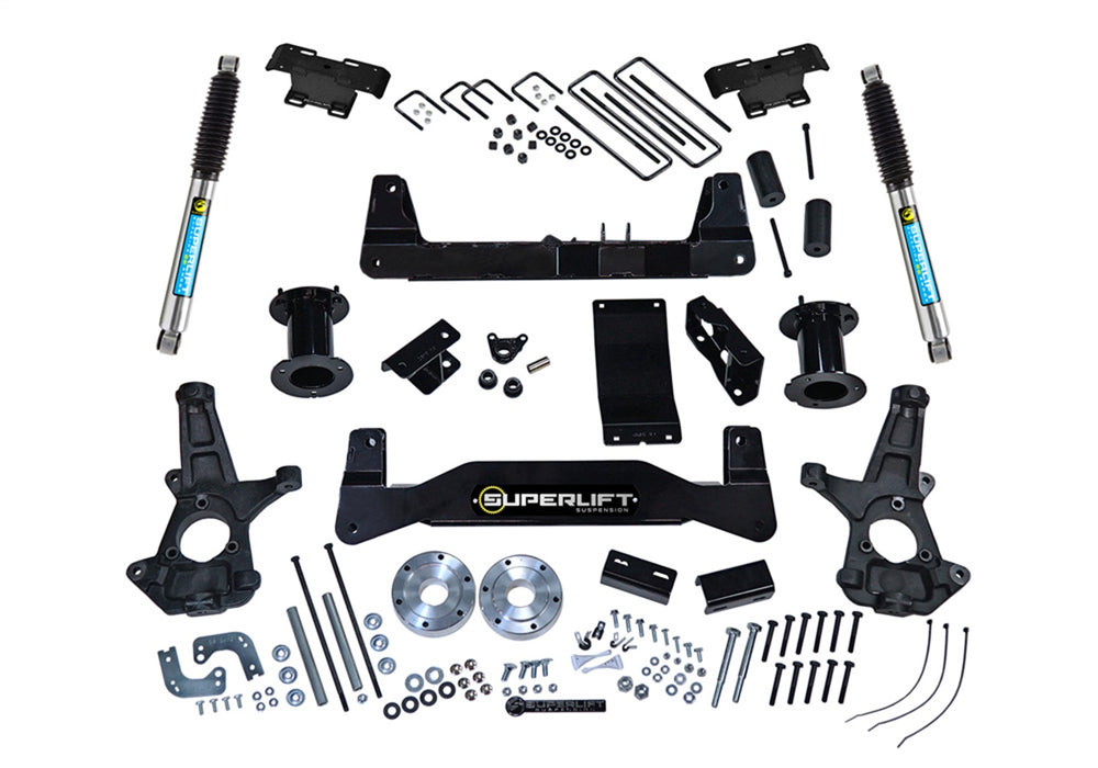 Superlift K162B 6.5in. Lift Kit-07-13 Silverado/Sierra 1500 4WD-w/Bilstein Rear Shocks - Truck Part Superstore