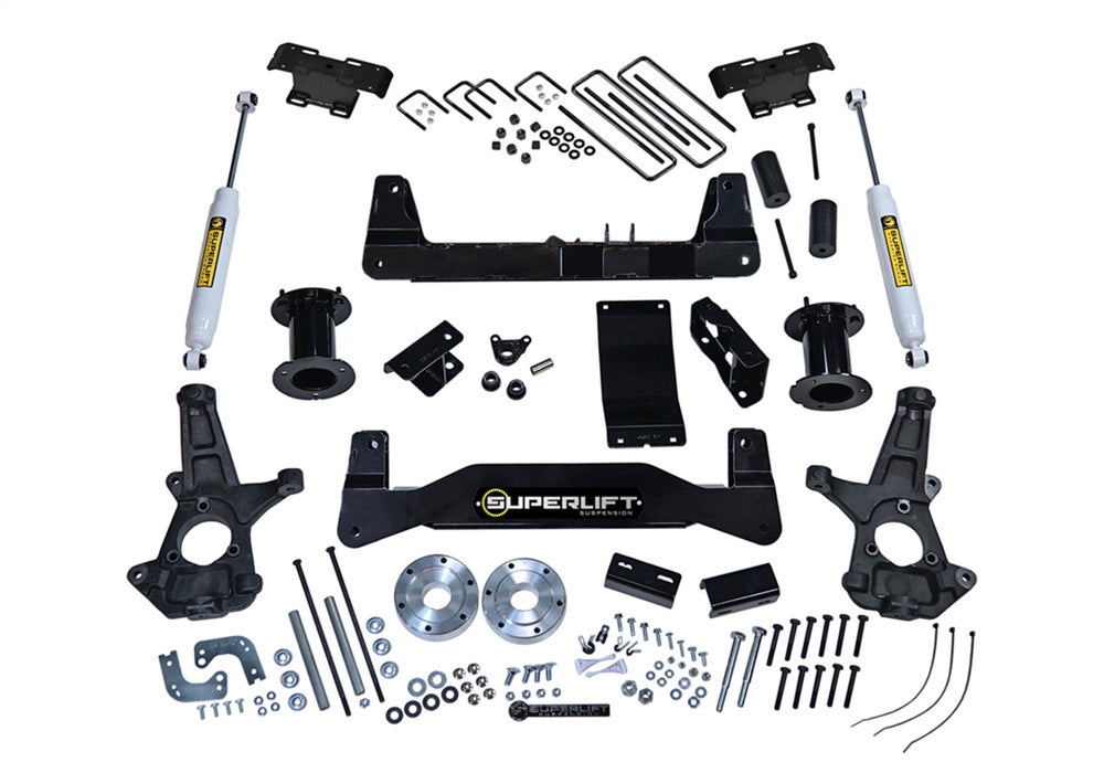 Superlift K162 6.5in. Lift Kit-07-13 Silverado/Sierra 1500 4WD-w/SL Rear Shocks - Truck Part Superstore