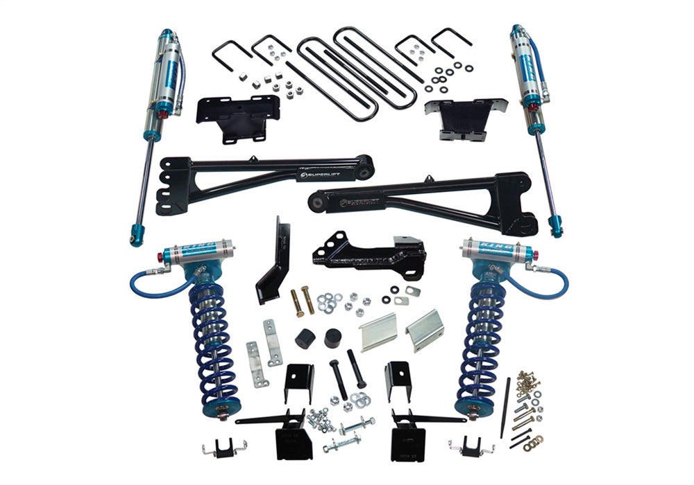 Superlift K165KG 4in. King Ed Radius Arm Lift Kit-17-22 F250/350 4WD w Kng Frt Clvrs/Res Rr Shcks - Truck Part Superstore