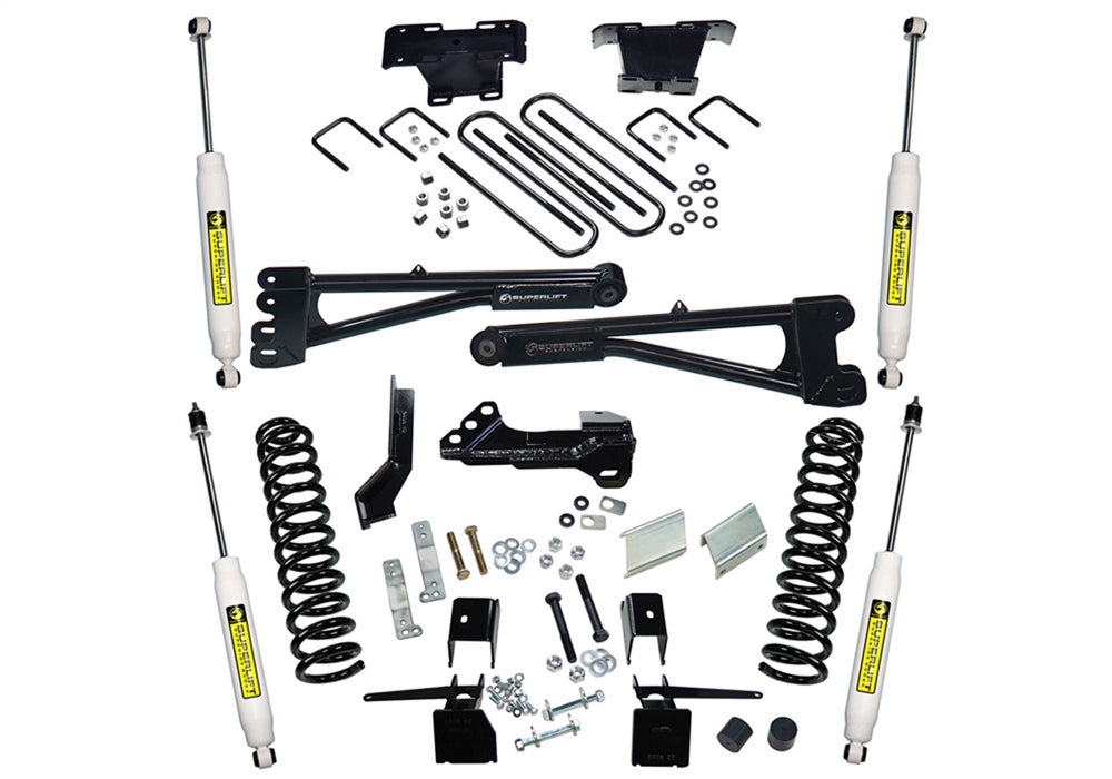 Superlift K165 4in. Radius Arm Lift Kit-17-22 F-250/F-350 4WD-Diesel-w/SL Shocks - Truck Part Superstore