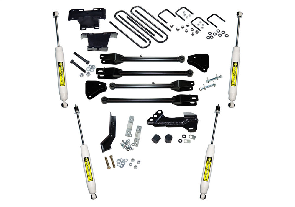 Superlift K166 4in. 4-Link Lift Kit-17-22 F-250/F-350 4WD-Diesel-w/SL Shocks - Truck Part Superstore
