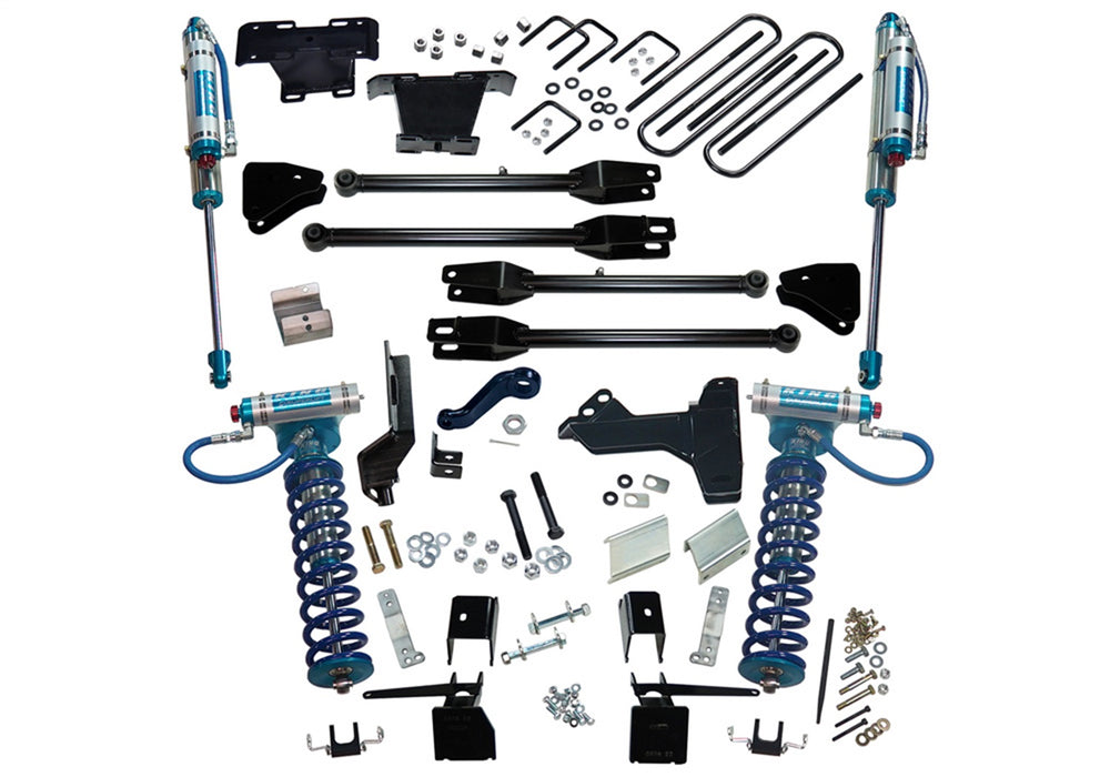 Superlift K171KG 6in. King Ed 4-Link Lift Kit-17-22 F250/350 4WD w King Frt Clvr/Res Rr Shcks - Truck Part Superstore
