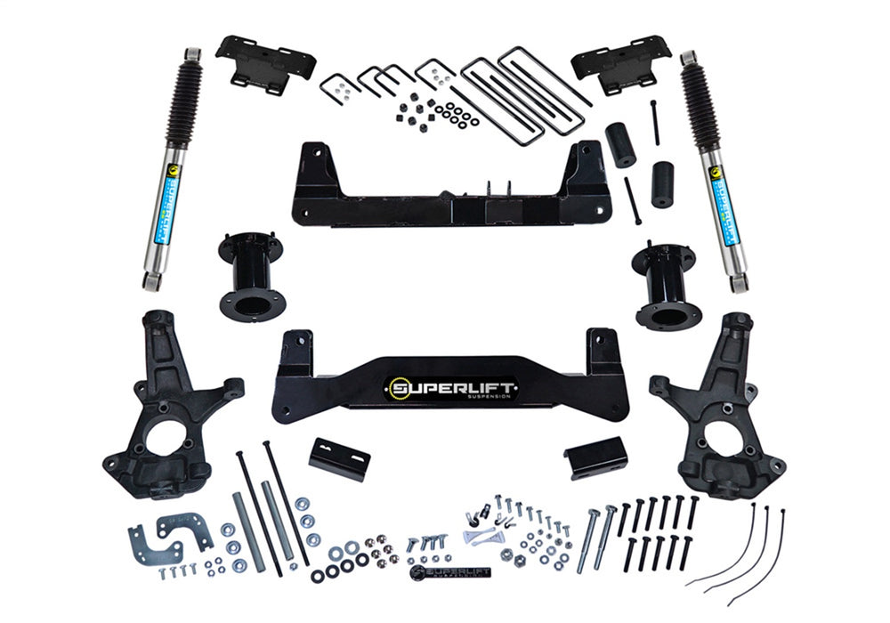 Superlift K181B 6.5in. Lift Kit-14-18 (19 Old Body) GM1500 2WD w OE Al or SS Ctrl Arms w Bil RrS - Truck Part Superstore
