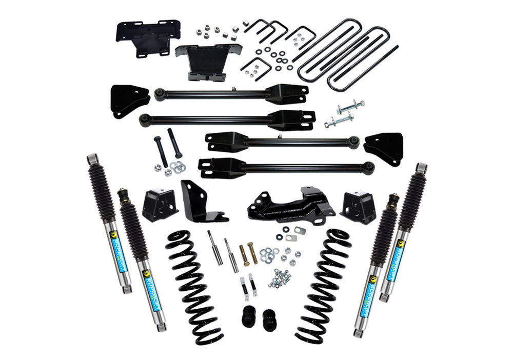Superlift K230B 4in. Lift Kit-05-07 F250/F350 4WD Diesel w 4-Link Conversion/Bilstein Shocks - Truck Part Superstore