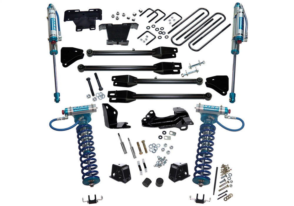 Superlift K230KG 4in. Lift Kit-05-07 F250/F350 4WD w 4-Link Conversion/King Clvrs/Shocks - Truck Part Superstore