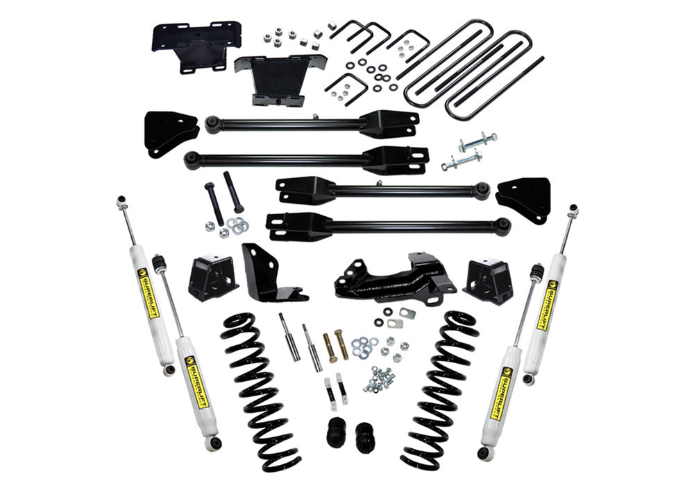Superlift K230 4in. Lift Kit-05-07 F250/F350 4WD Diesel w 4-Link Conversion/SL Shocks - Truck Part Superstore