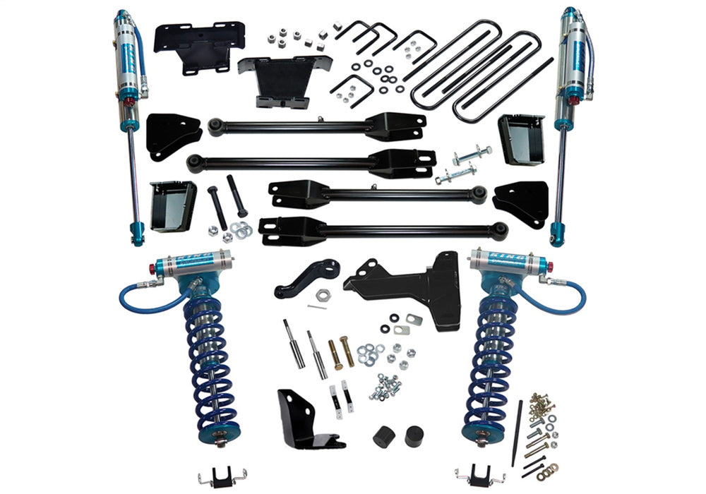 Superlift K231KG 6in. Lift Kit-05-07 F250/F350 4WD w 4-Link Conversion/King Clvrs/Shocks - Truck Part Superstore
