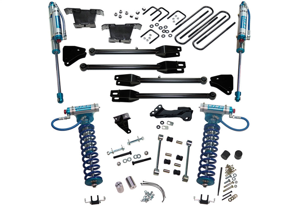 Superlift K233KG 4in. Lift Kit-08-10 F250/F350 4WD w/4-Link Conversion/King Clvrs/Shocks - Truck Part Superstore