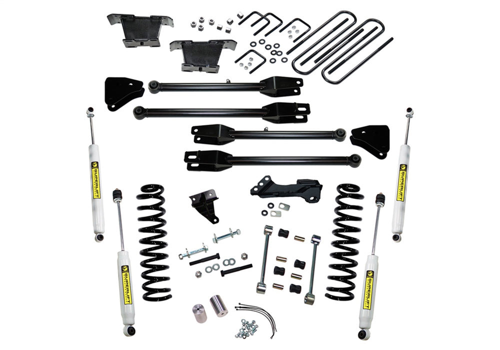 Superlift K233 4in. Lift Kit-08-10 F-250/F-350 4WD-Diesel-w/4-Link Conversion/SL Shocks - Truck Part Superstore