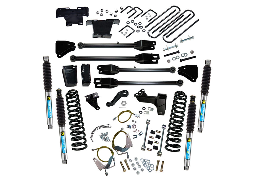 Superlift K234B 6in. Lift Kit-08-10 F250/F350 4WD-Dsl w/4-Link Conversion/Bil Shocks - Truck Part Superstore