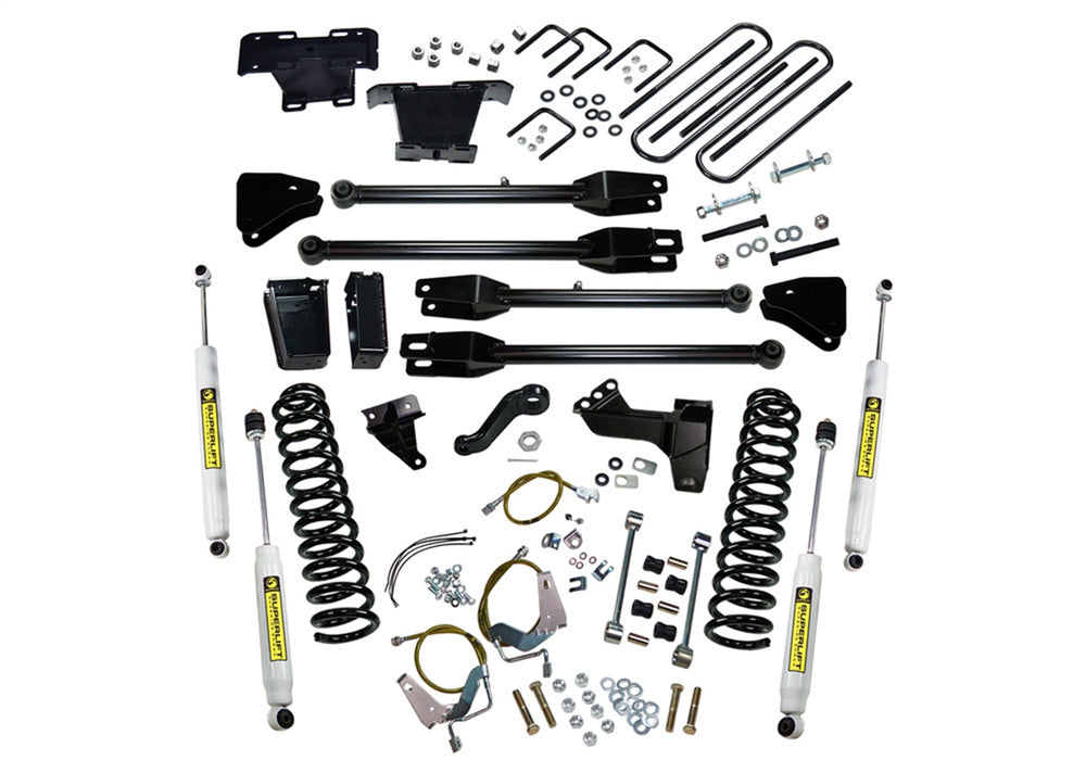 Superlift K234 6in. Lift Kit-08-10 F-250/F-350 4WD-Diesel-w/4-Link Conversion/SL Shocks - Truck Part Superstore