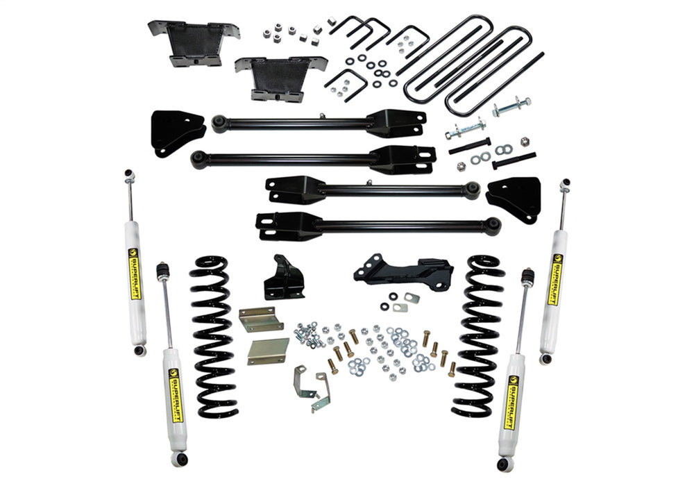 Superlift K236 4in. Lift Kit-11-16 F-250/F-350 4WD-Diesel-w/4-Link Conversion/SL Shocks - Truck Part Superstore