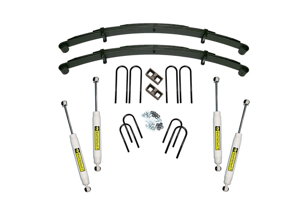 Superlift K417 4in. Lift Kit-73-91 Blazer/Jimmy/Suburban 1/2 Ton 4WD-Rr Block Kit wSL Shks - Truck Part Superstore