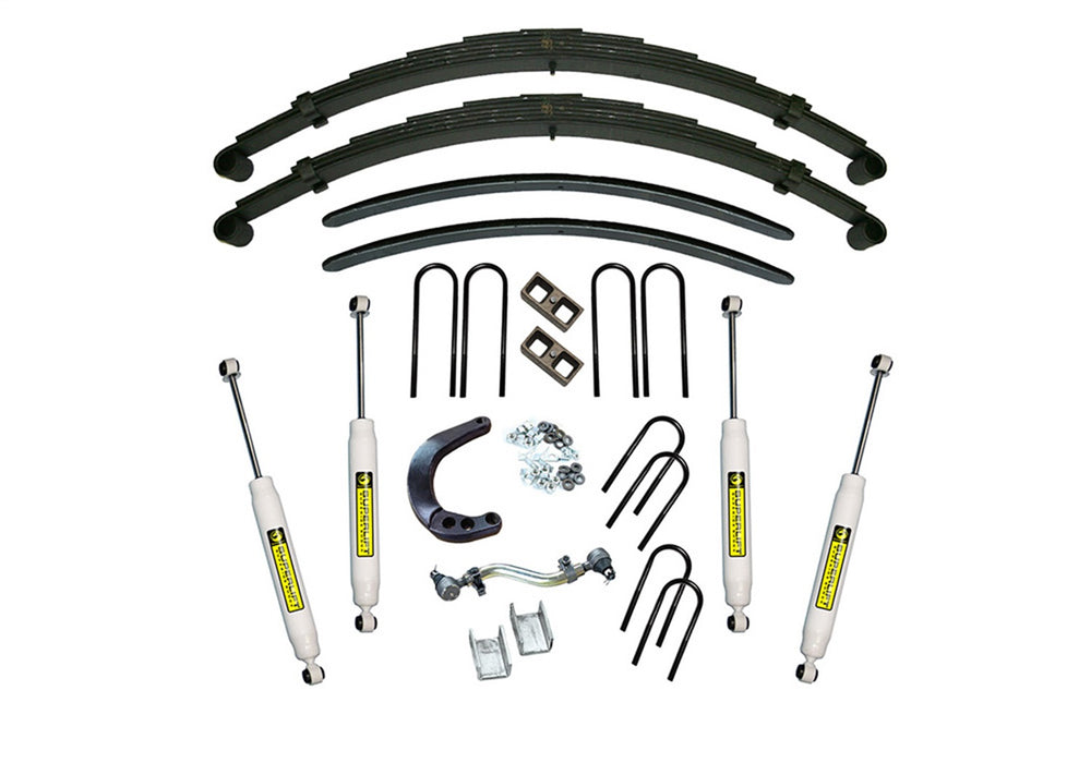 Superlift K423 8in. Lift Kit-73-87 K10/K15/73-91 Blazer/Jimmy/Sub 4WD-Rr Blck Kit wSL Shks - Truck Part Superstore
