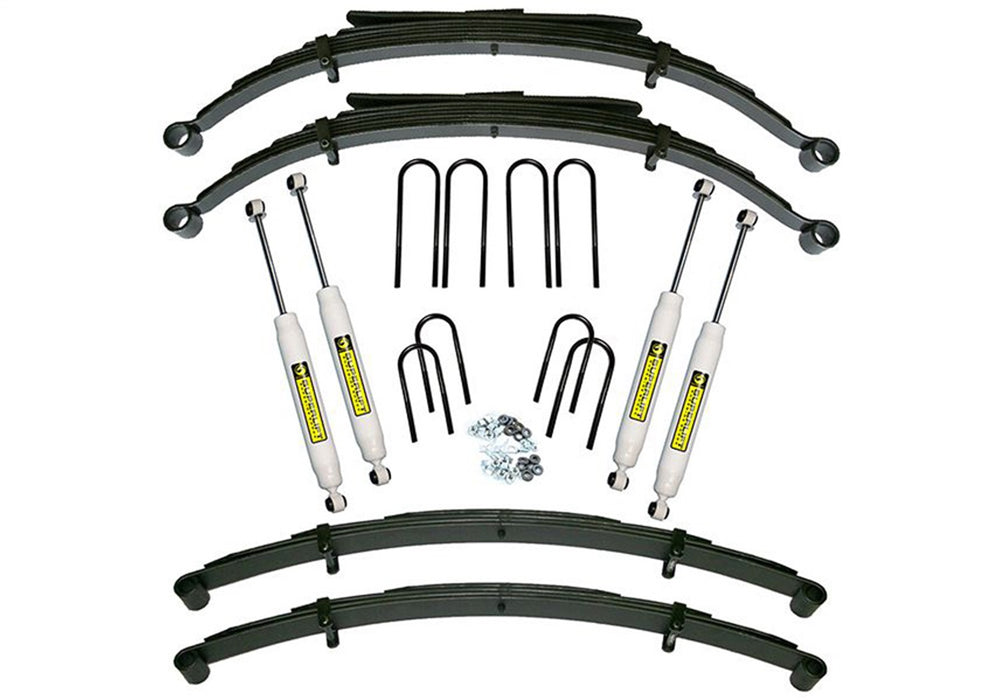 Superlift K438 4in. Lift Kit (w/52in. Rr Sprngs)-73-91 GM 3/4 Ton 4WD-w/SL Shocks - Truck Part Superstore