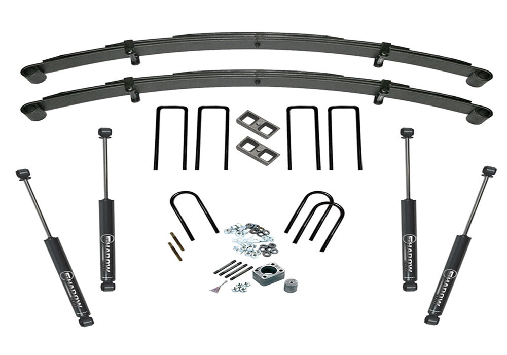 Superlift K461 3.5in. Lift Kit-73-87 GM 1 Ton PU-Small Block Engine Only-Rr Block Kit w SL Shoc - Truck Part Superstore