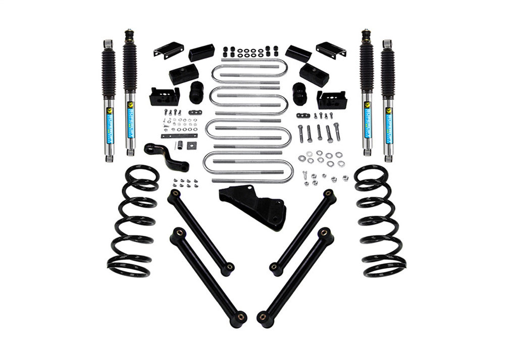 Superlift K832B 4in. Lift Kit-03-08 Ram 2500/3500 4WD-Diesel-w/Bilstein Shocks - Truck Part Superstore