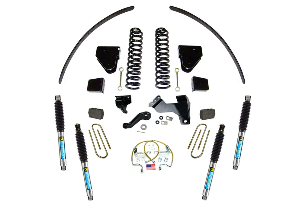 Superlift K856B 6in. Lift Kit-08-10 F-250/F-350 4WD-Diesel-w/Bilstein Shocks - Truck Part Superstore