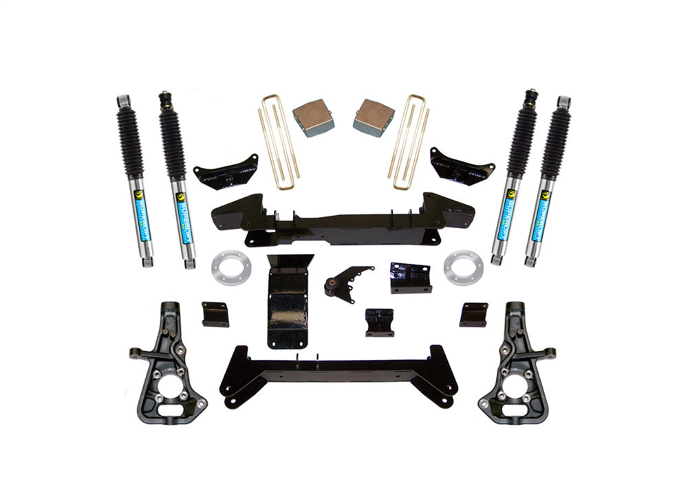 Superlift K861B 6in. Lift Kit-99-10 Silv/Sierra 2500LD/01-06 1500HD-Knuckle Kit w/Bil Shocks - Truck Part Superstore