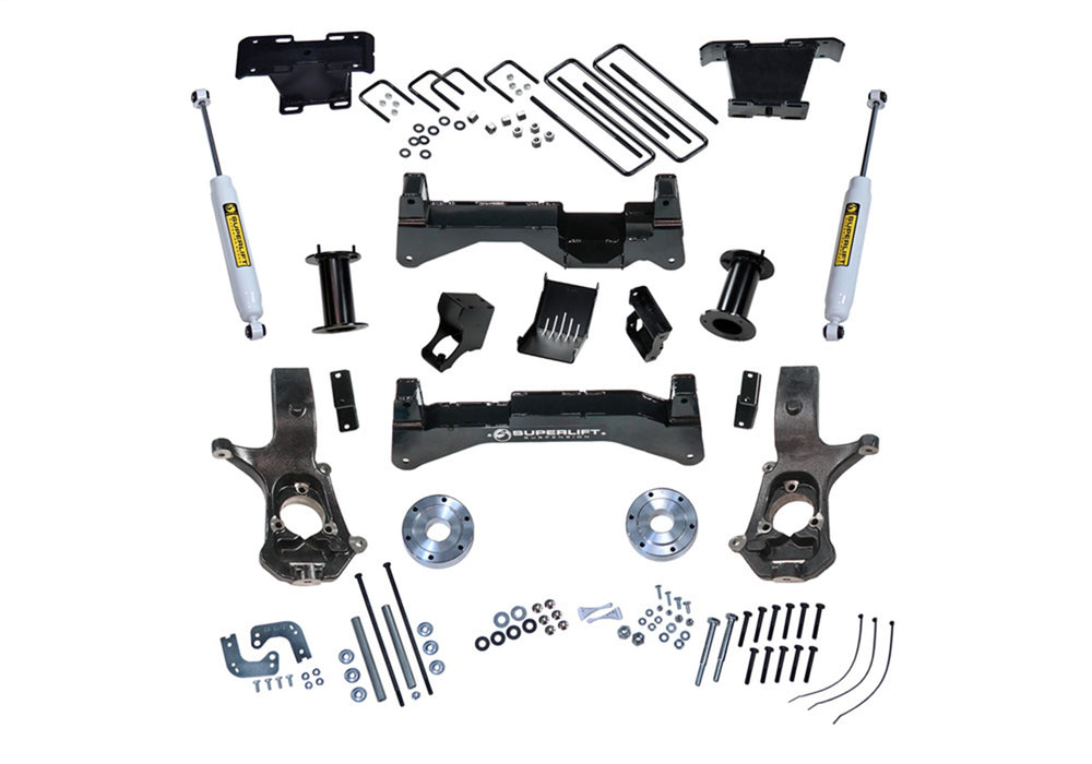 Superlift K898 8in. Lift Kit-07-16 Silv/Sierra 1500 4WD w Cast Steel Ctrl Arms w SL Rear Shocks - Truck Part Superstore
